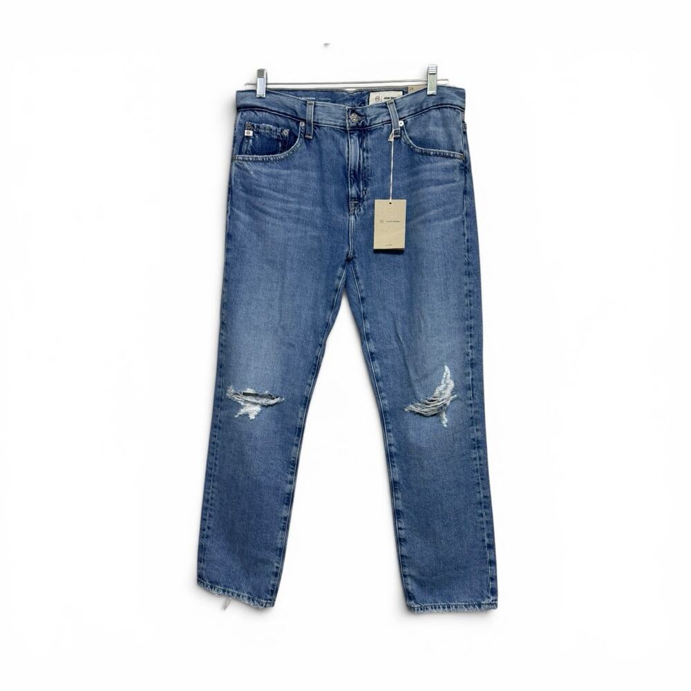 AG-ED Adriano Goldschmied Ex Boyfriend Slouchy Frayed Hem Jeans Size 29